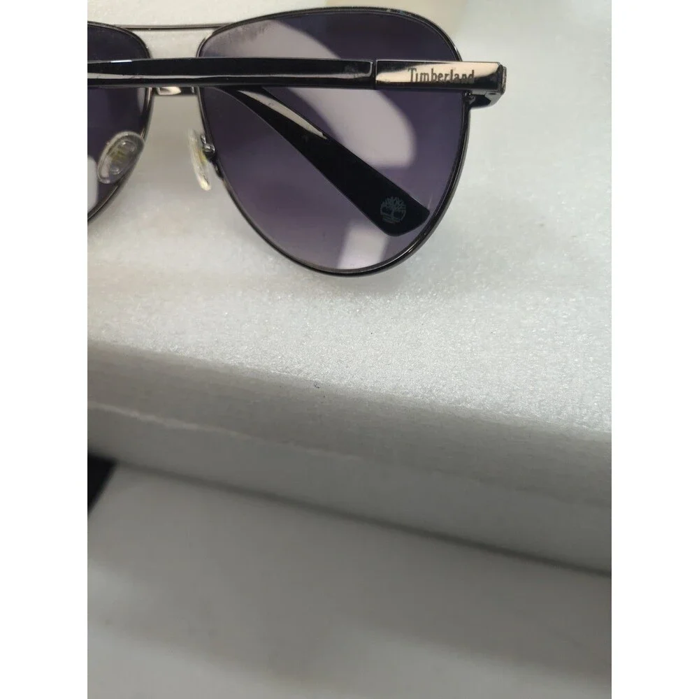 Timberland TB7160 Black Polarized Aviator Metal Sunglasses Frame 60-12-135